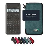 Casio fx-82MS 2nd edition incl. WYNGS Beschermhoes Turkoois - Wetenschappelijke Rekenmachine - Basis Pakket