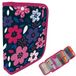 itenga Trousse d'école, 28 pièces, remplie, 1 fermeture éclair, trousse pour garçons et filles, fleurs, sac supplémentaire