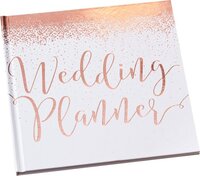 Ginger Ray Wedding Planner Dagboek - Rosegold - 20x20cm - Gastenboek