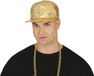 Fiestas Guirca Rapper/gangster verkleed pet Dollar - goud - nep krokodillen leer - one size
