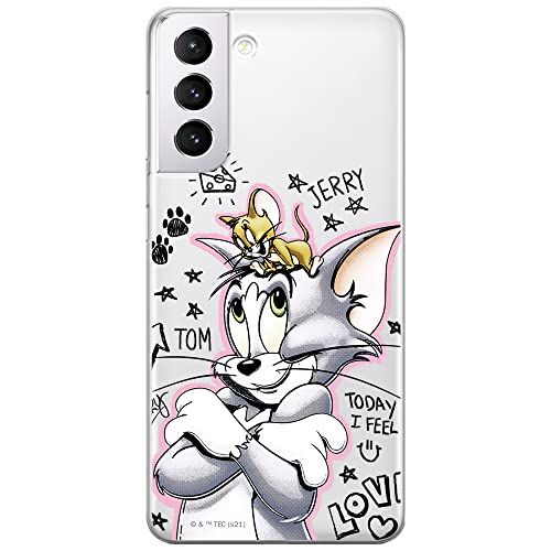ERT GROUP mobiele telefoonhoesje voor Samsung S21 PLUS - Tom and Jerry 004