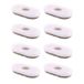 Wagner QuickClick® 15951400 Viltglijders, meubelglijders, stoelglijders, set van 8 vervangbare glijders, vilt, robuust natuurlijk, 32 x 17 mm voor basis 35 x 20 mm, made in DE