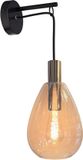 Freelight Wandlamp Dorato H 60 cm zwart goud