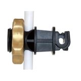 Isolator voor staven, 12 mm, zwart