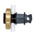 Isolator voor staven, 12 mm, zwart