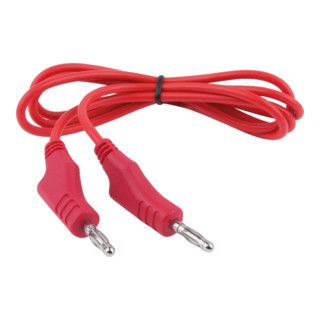 KS Tools meetsnoerverlenging met dubbele stekker en extra contactdoos 1100 mm (rood)