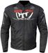 Berik Amras waterdichte motorfiets textieljas - Zwart/wit/rood - Maat 48