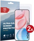 Rosso Screen Protector Geschikt voor Honor 400 | Ultra Clear Duo Pack | TPU Folie | Case Friendly Beschermfolie | 2 Stuks