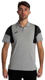 Joma Confort III Korte Mouw Poloshirt Grijs L Man