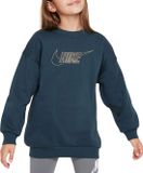 Nike Sportswear Club Fleece Sweater Junior Groen/Blauw