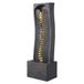 VEVOR Fontaine de jardin extérieure, hauteur 98 cm, cascade moderne, avec éclairage LED et pompe