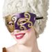 BigBuy masque, or, violet