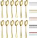 Set de 12 cuillères à thé - Revêtement titane acier inoxydable