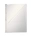 Leitz 47443000 Presentatieshoezen, 10 stuks, A4 formaat, helder met glanzend oppervlak, opening aan boven- en gatzijde, 0,08 mm PVC-hardfolie