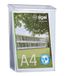 SIGEL Brochurebox DIN A4 weerbestendig acryl met deksel