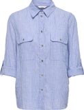 ONLY Onlwendy L/S Shirt Wvn Noos dames blouse gestreept katoen lange mouw regular fit
