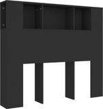 vidaXL tête de lit 120x18,5x102,5 cm noir