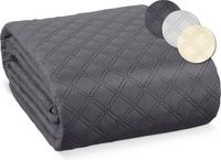 Beautissu Olivia - Bedsprei 220 x 240 cm Antraciet
