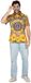 Wilbers Party Hippie Shirt Zonnebloem Heren - Maat S-48