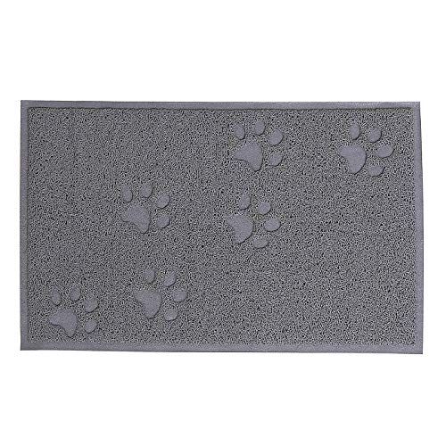 Dibea Kattenbakmat - (L) 90 x 60 cm - Zwart