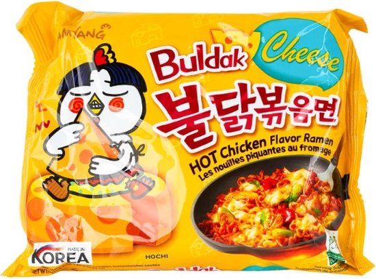 Samyang Buldak Hot Chicken Cheese Noodles - 20 x 140g