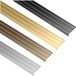 Alfer Nez de marche Alfer en aluminium en forme de L adhésif 25 x 8 mm, noir mat - 2000 mm