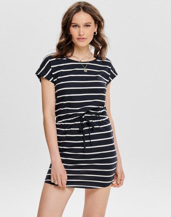 ONLY ONLMAY S/S DRESS NOOS Women's Dress - Size XS - Night Sky