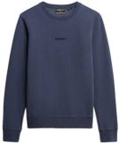 Superdry Micro Logo Sweatshirt Blauw S Man