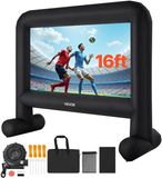 VEVOR Opblaasbaar Filmscherm Projectiescherm 378x130x317cm Home Theater