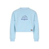 NONO sweater met print - lichtblauw