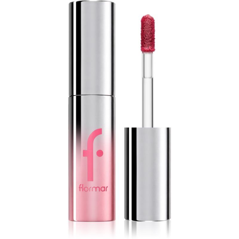 Flormar K-Spirit Glow Lip Tint, hydraterende en langdurige lipinkt met glanzende afwerking, K-Beauty lippenkleur met natuurlijke glans voor frisse lippen, 005, Cherry Noir, 4 ml