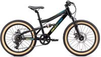 Bikestar VTT enfant Fully Acier 7 vitesses 20 pouces noir/pétrole