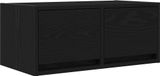 Syfax TV-meubel 60x31x25,5 cm spaanplaat zwart eikenkleurig