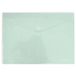 Grafoplás Verpakking met 5 enveloppen van kunststof, A3, klittenbandsluiting, mintgroen, multiline, 33,5 x 24 cm, doorschijnend gestreept polypropyleen, perfect voor tekeningen en grote documenten
