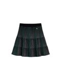 Desigual Rok grijs / groen / zwart