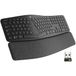 Logitech ERGO K860 Wireless Ergonomic Keyboard for Business - Split Keyboard Layout, Wrist Rest, Natural Typing, Windows/Mac/Chrome/Linux, Logi Bolt USB receiver, Bluetooth, QWERTZ DE layout- Grey