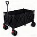 Merkloos Bolderkar Gitzwart - Opvouwbaar - 260 liter - 250 kg