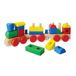 Melissa & Doug Klassieke houten stapeltrein voor peuters (18-delig)