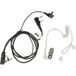 vhbw Headset compatible avec Kenwood TK-308, TK-3102, TK-3118, TK-278G, TK-3107, TK-3101, TK-3100, TK-272G radio - noir, tube acoustique