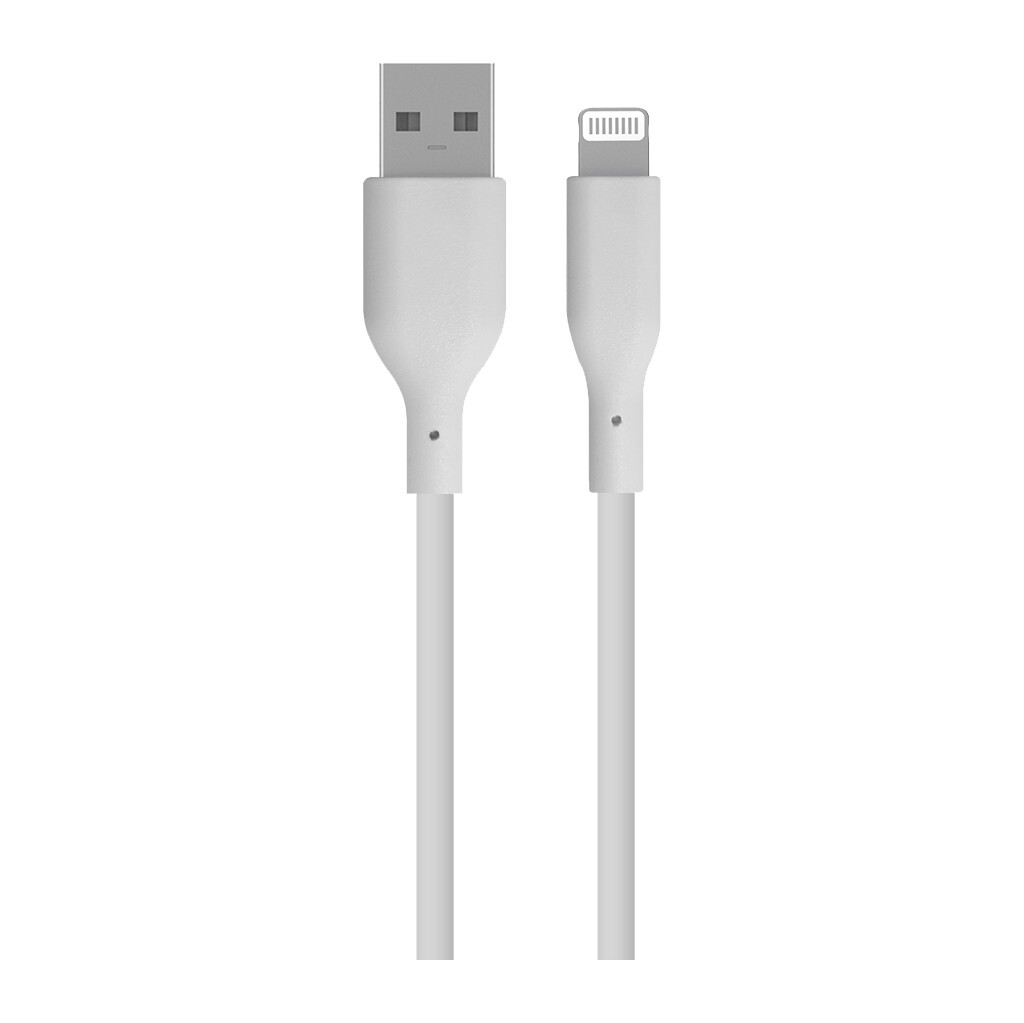 Veripart Usb A naar Lightning Kabel 2m Kunststof Wit