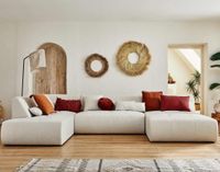 Best Mobilier Onyx Hoekbank 7 zitplaatsen Beige