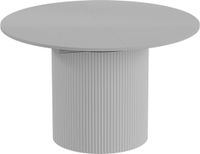 Vicco Table à manger Calero, Blanc, 120-200 x 60 cm Extensible
