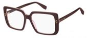 Marc Jacobs MJ 1124 LHF dames bril vierkant acetaat burgundy 54 mm