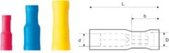 Weidmüller 9200700000 Ronde connector huls 0.50 mm² 1.50 mm² Stift-Ø: 4 mm Volledig geïsoleerd Rood 100 stuk(s)
