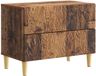 vidaXL Nachtkastje Oud hout 62 x 34,5 x 48 cm Bewerkt hout