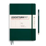 Leuchtturm1917 B5 Composition Notitieboek met zachte kaft blanco Forest Green