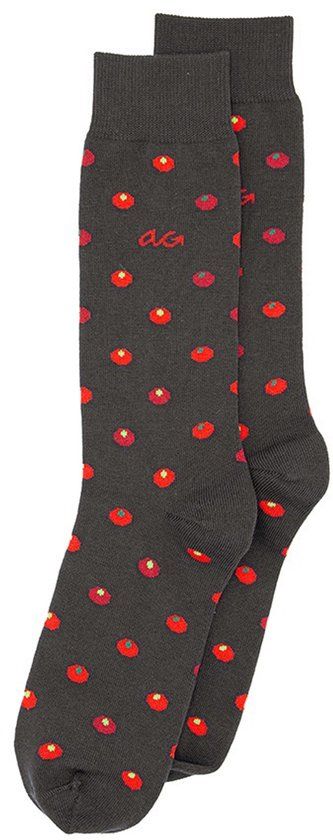 Alfredo Gonzales unisex sokken apples grijs