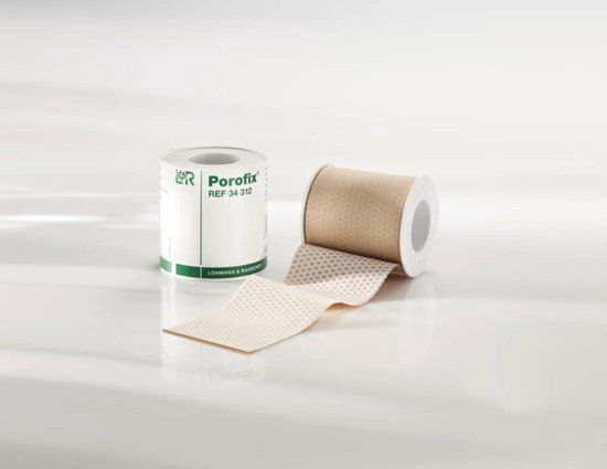 Porofix Hechtpleister 5mx1,25cm