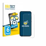 BROTECT Screenprotector voor Motorola Moto G67 - Folie Beschermfolie transparant 6 Stuks