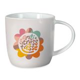 Grafik-Werkstatt Koffiemok met spreuk 300 ml porseleinen mok anti-stress
